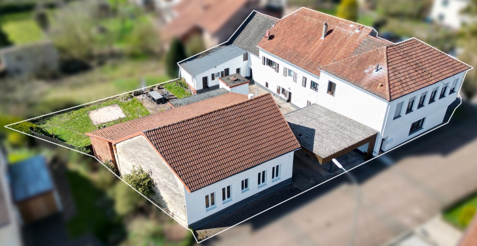 HÜTTERSDORF : KAPITALANLAGE mit 2 Familienhaus + 1 Familienhaus + HALLE + LAGER !  HÜTTERSDORF : KAPITALANLAGE mit 2 Familienhaus + 1 Familienhaus + HALLE + LAGER !